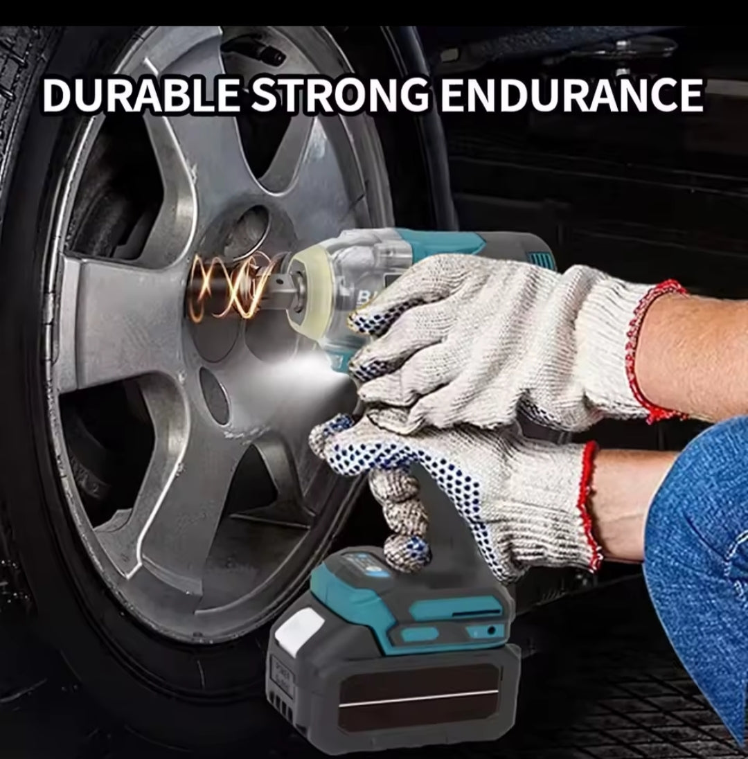 Llave Impacto Inalámbrica 520N.m 18V - Motor Brushless Compatible Makita