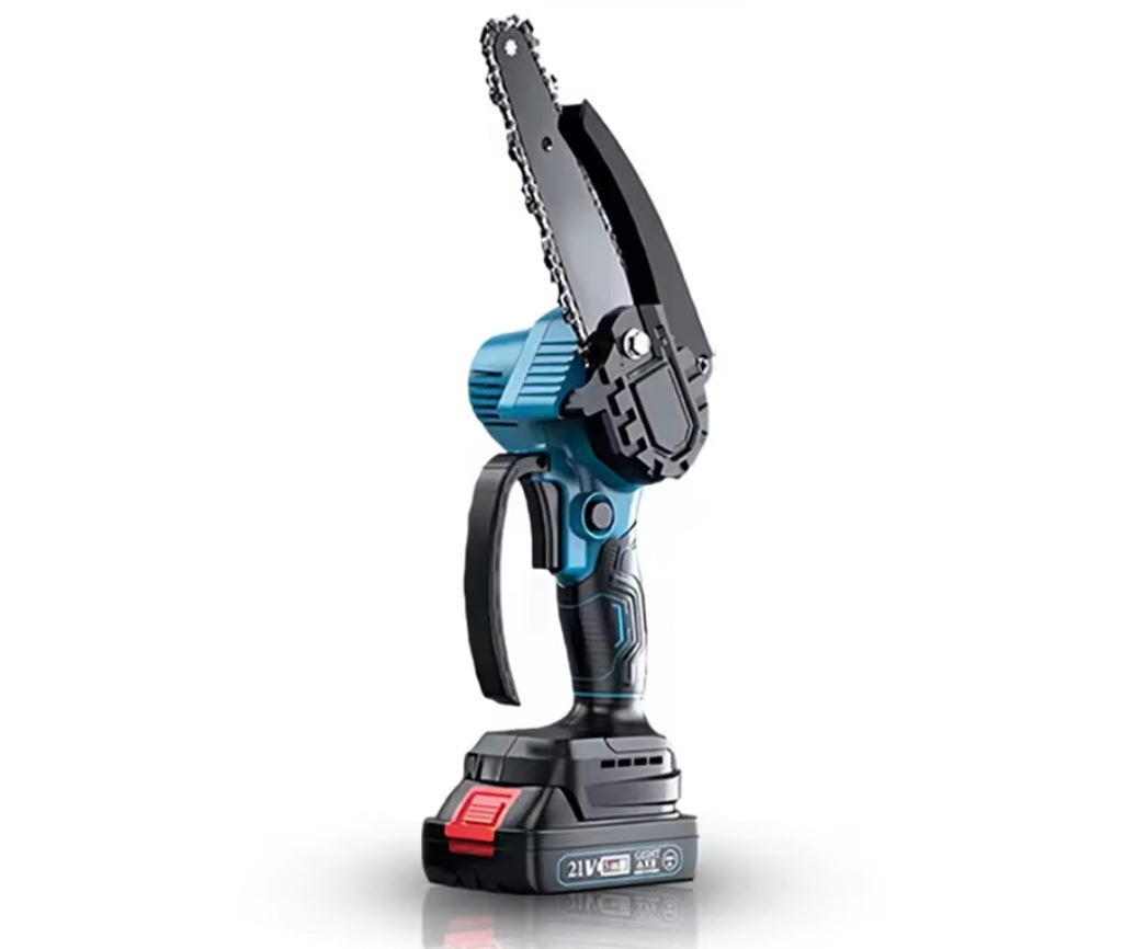 Mini Motosierra Eléctrica 6" 21V 600W - Compatible Makita Poda y Jardín