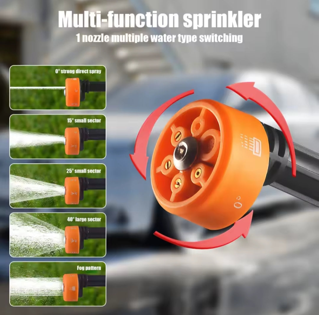 Hidro limpiadora Inalámbrica 21V 200W - Pistola de Presión 50 BAR Portátil