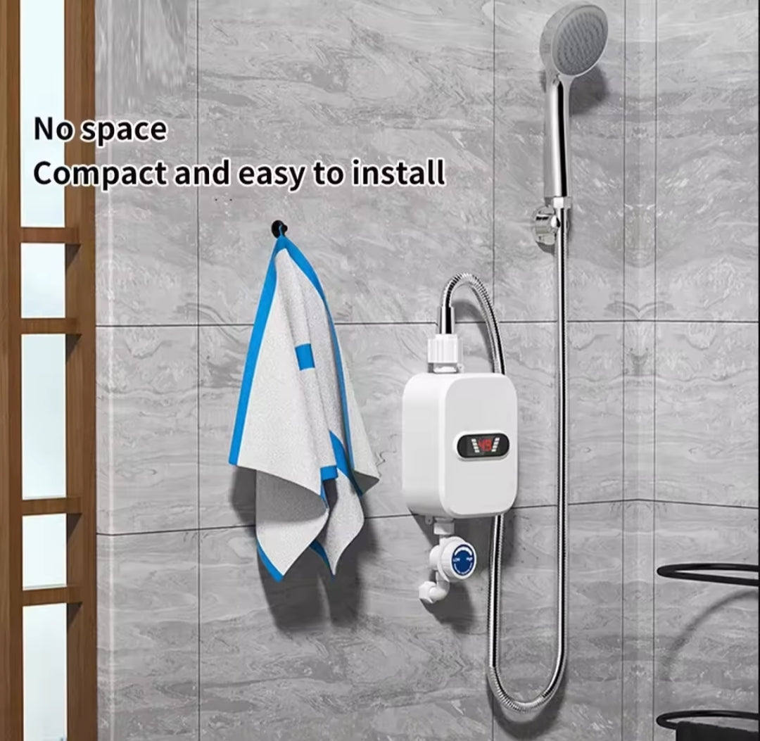 Calentador de Agua Instantáneo 3500W 220V - Termo Eléctrico Digital para Ducha