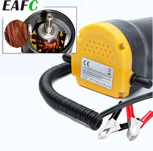 Bomba Extractora Aceite 12V 60W - Cambio Aceite Motor Coche y Moto