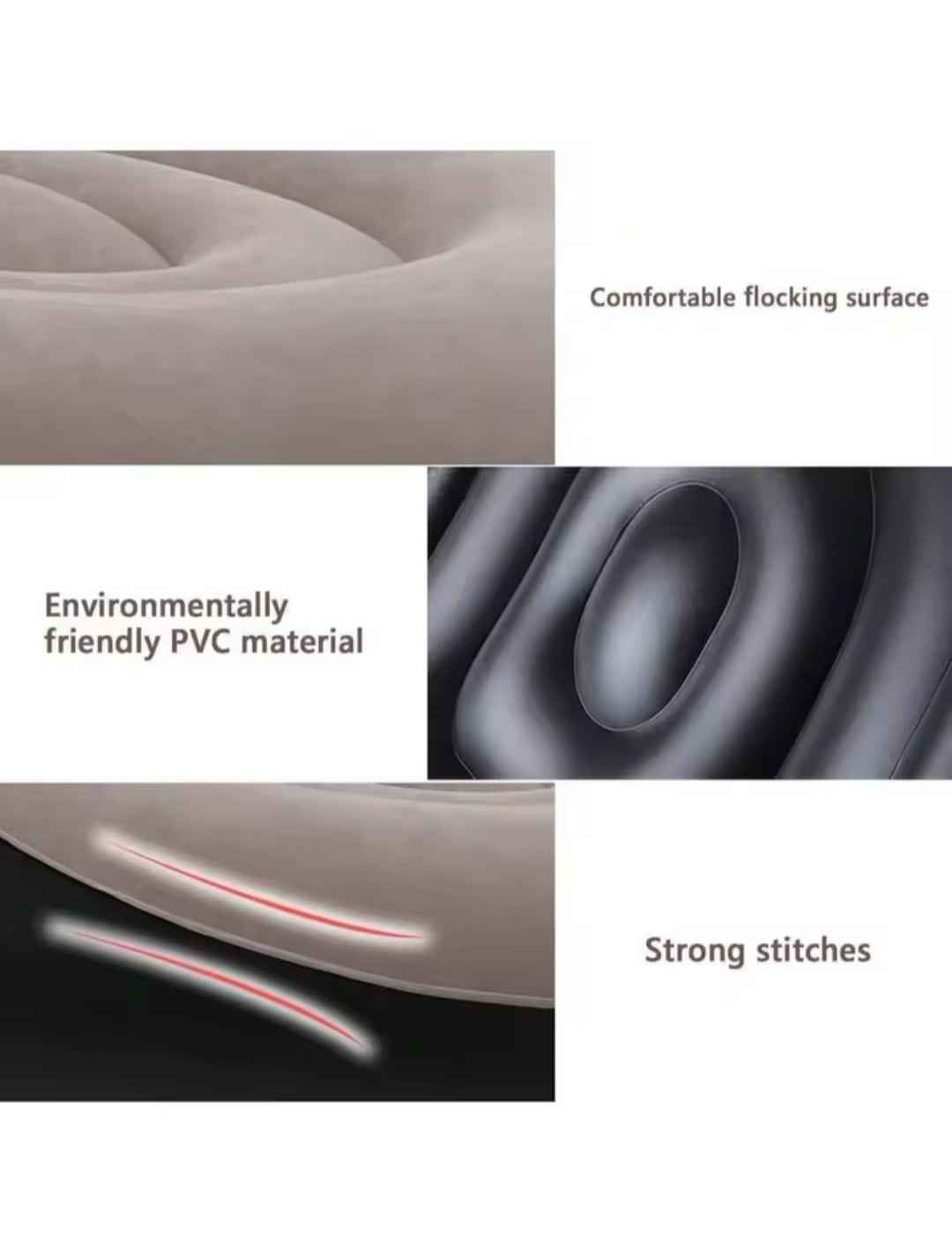 Sillón Hinchable con Reposapiés - Ideal para Garaje, Taller y Exterior