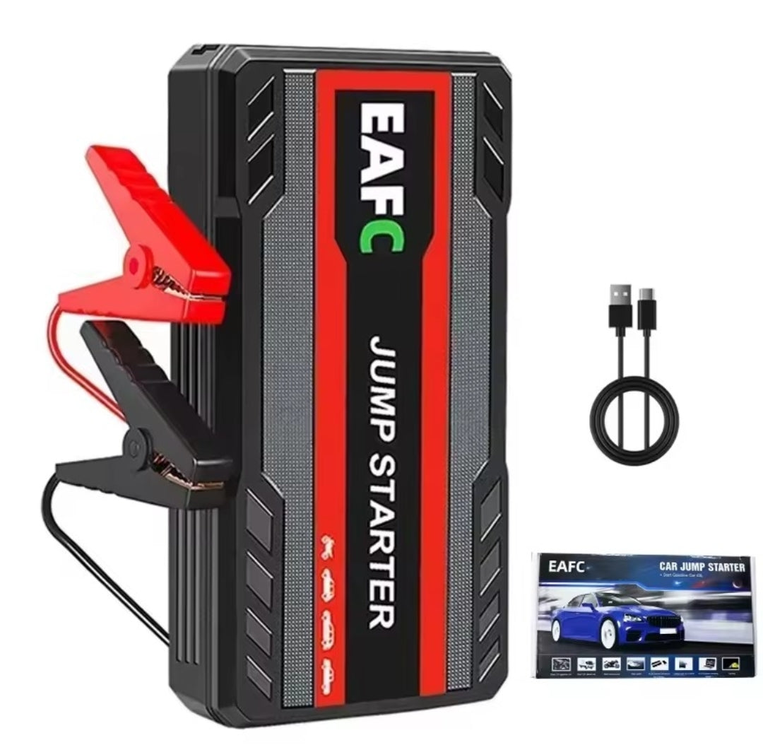 Arrancador Batería Portátil 600A 12V - Powerbank Emergencia Coche