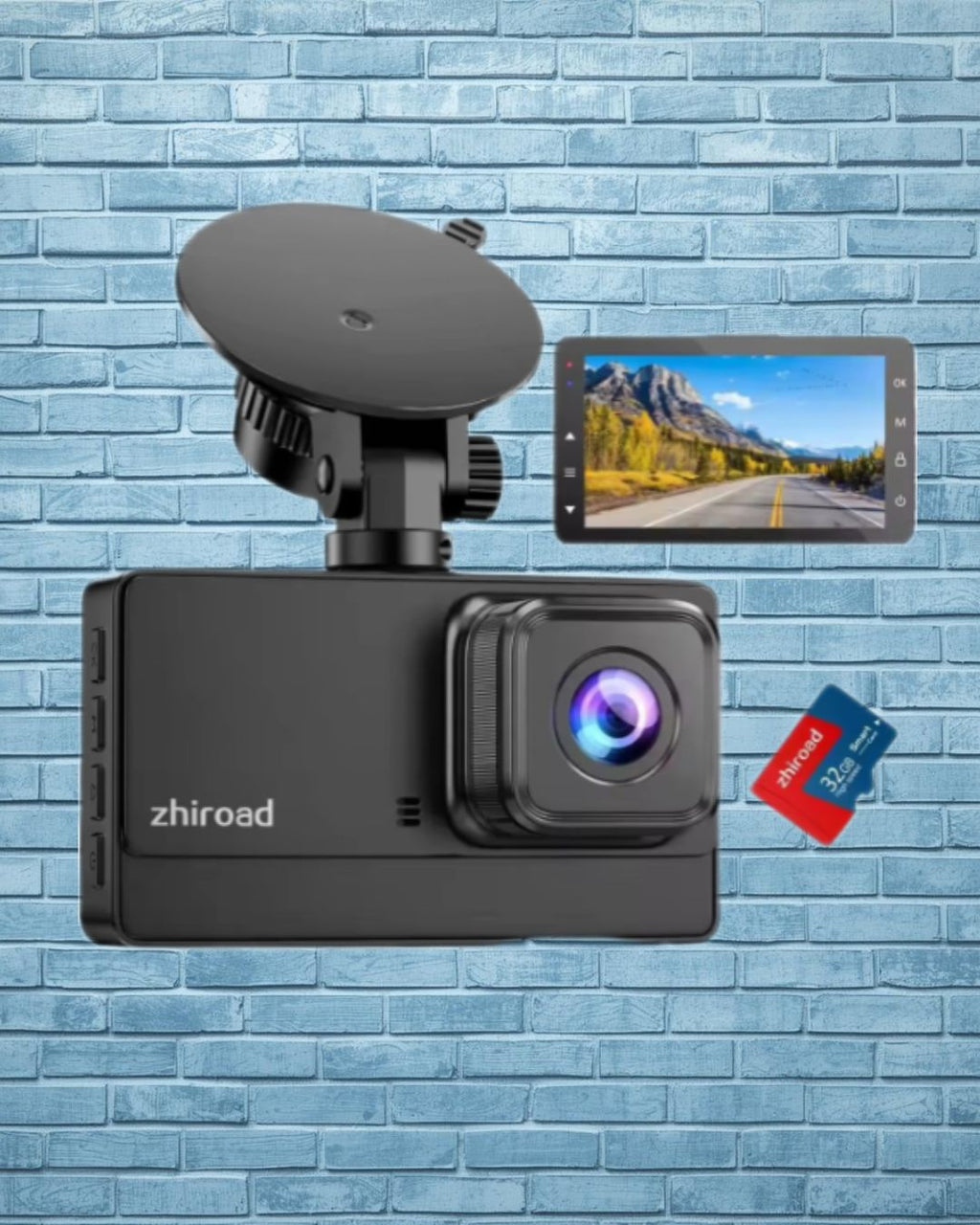 Dashcam camara  Coche 1080P FHD 176° - Pantalla 3" + Tarjeta SD 32GB Incluida